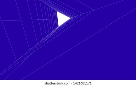 
Futuristic architecture, vector 3d illustration