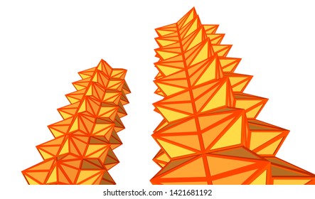 
Futuristic architecture, vector 3d illustration