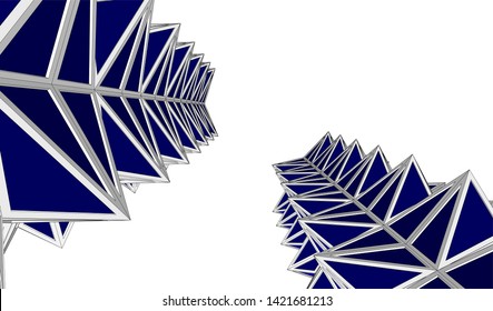 
Futuristic architecture, vector 3d illustration