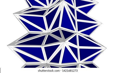 
Futuristic architecture, vector 3d illustration