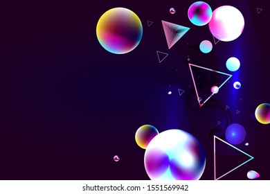 Futuristic art neon abstraction background cosmos new art 3d starry sky glowing galaxy