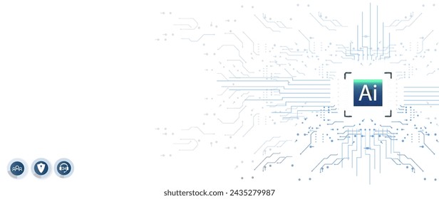 Futuristische künstliche Intelligenz-Schnittstelle: Eine Vision von maschinellem Lernen und Data Science Evolution