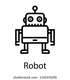 Futuristic artificial intelligence mechanism robotics technology