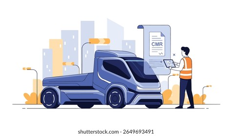 Tecnologia autônoma de caminhões futurista impulsionando inovações em logística e desenvolvimento de infraestrutura de transporte