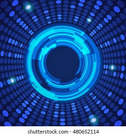 futuristic backdrop; technology sphere background