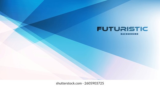 A futuristic background with abstract geometric shapes in blue and white. Clean lines and a dynamic layout create a sleek, modern design, perfect for digital projects, presentations, and branding.