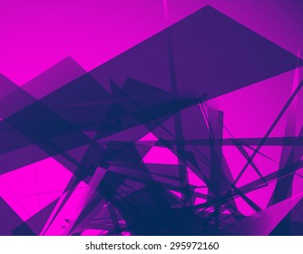 Futuristic background with angular, edgy shapes. Abstract geometric vector art.