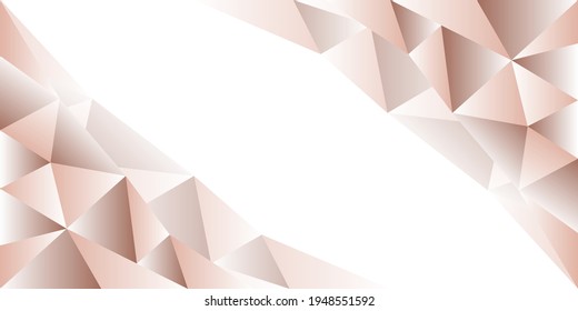 Fondo futurista o diseño de banner en forma de hexagonal abstracto en ambos lados y fondo blanco. para publicaciones en redes sociales, plantillas, tarjetas de visita, sitios web, volantes, folletos.