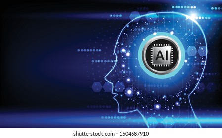 Futuristic background, Big data visualization concept design