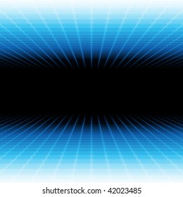 Fondo futurista de color azul. Vector.