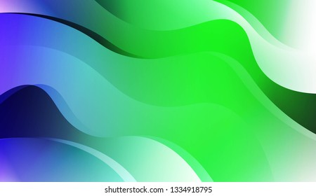 Futuristic Background With Color Gradient Geometric Shape. For Your Design Ad, Banner, Cover Page. Vector Illustration.