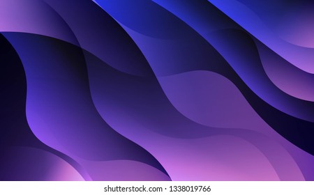 Futuristic Background With Color Gradient Geometric Shape. For Cover Page, Landing Page, Banner. Vector Illustration with Color Gradient.