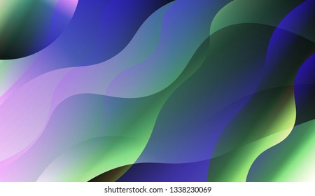 Futuristic Background With Color Gradient Geometric Shape. For Creative Templates, Cards, Color Covers Set. Vector Illustration with Color Gradient.