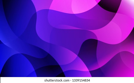 Futuristic Background With Color Gradient Geometric Shape. For Futuristic Ad, Booklets. Vector Illustration.