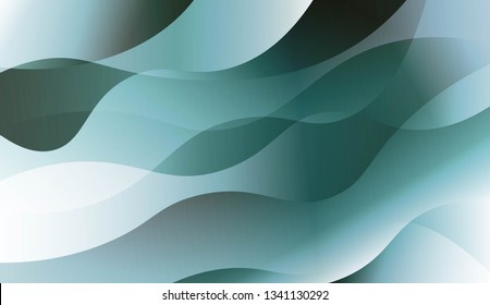 Futuristic Background With Color Gradient Geometric Shape. For Design Flyer, Banner, Landing Page. Vector Illustration.