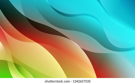 Futuristic Background With Color Gradient Geometric Shape. For Design Flyer, Banner, Landing Page. Vector Illustration.