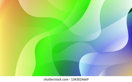 Futuristic Background With Color Gradient Geometric Shape. For Design Flyer, Banner, Landing Page. Vector Illustration.