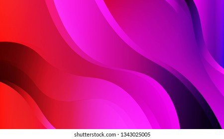 Futuristic Background With Color Gradient Geometric Shape. For Your Design Ad, Banner, Cover Page. Vector Illustration.