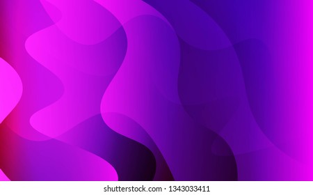 Futuristic Background With Color Gradient Geometric Shape. For Futuristic Ad, Booklets. Vector Illustration.