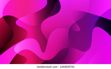 Futuristic Background With Color Gradient Geometric Shape. For Your Design Ad, Banner, Cover Page. Vector Illustration.