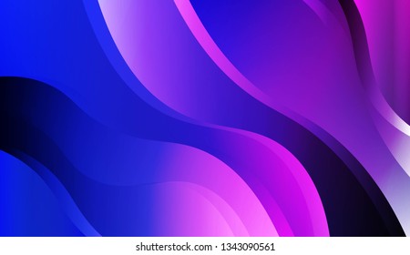Futuristic Background With Color Gradient Geometric Shape. For Futuristic Ad, Booklets. Vector Illustration.