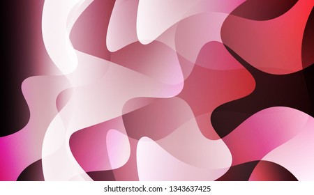 Futuristic Background With Color Gradient Geometric Shape. For Your Design Ad, Banner, Cover Page. Vector Illustration.