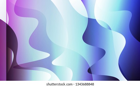 Futuristic Background With Color Gradient Geometric Shape. For Your Design Ad, Banner, Cover Page. Vector Illustration.