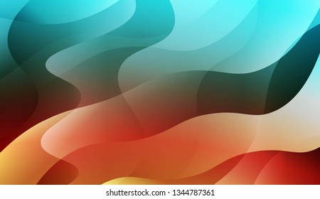 Futuristic Background With Color Gradient Geometric Shape. For Elegant Pattern Cover Book. Vector Illustration
