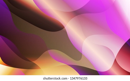 Futuristic Background With Color Gradient Geometric Shape. For Creative Templates, Cards, Color Covers Set. Vector Illustration with Color Gradient.