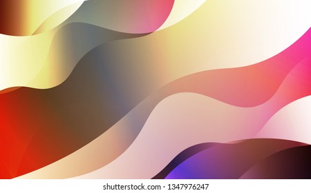 Futuristic Background With Color Gradient Geometric Shape. For Your Design Ad, Banner, Cover Page. Vector Illustration.