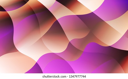 Futuristic Background With Color Gradient Geometric Shape. For Creative Templates, Cards, Color Covers Set. Vector Illustration with Color Gradient.