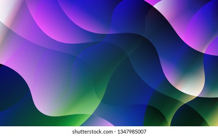 Futuristic Background With Color Gradient Geometric Shape. For Creative Templates, Cards, Color Covers Set. Vector Illustration with Color Gradient.