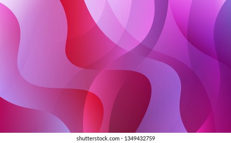 Futuristic Background With Color Gradient Geometric Shape. For Cover Page, Landing Page, Banner. Vector Illustration with Color Gradient