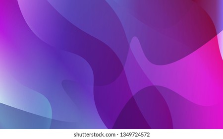 Futuristic Background With Color Gradient Geometric Shape. For Cover Page, Landing Page, Banner. Vector Illustration with Color Gradient