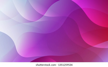 Futuristic Background With Color Gradient Geometric Shape. For Cover Page, Landing Page, Banner. Vector Illustration with Color Gradient