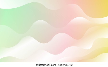 Futuristic Background With Color Gradient Geometric Shape. For Design Flyer, Banner, Landing Page. Vector Illustration with Color Gradient