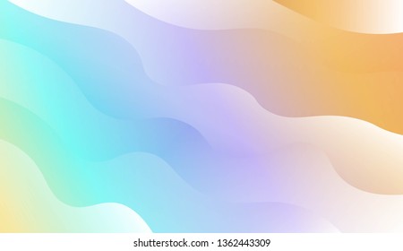 Futuristic Background With Color Gradient Geometric Shape. For Design Flyer, Banner, Landing Page. Vector Illustration with Color Gradient