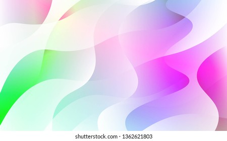 Futuristic Background With Color Gradient Geometric Shape. For Futuristic Ad, Booklets. Vector Illustration with Color Gradient