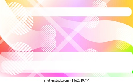 Futuristic Background With Color Gradient Geometric Shape for Your Design Landing Page, Ad, Banner, Cover Page. Vector Illustration with Color Gradient