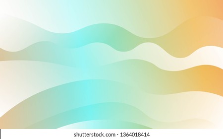 Futuristic Background With Color Gradient Geometric Shape. For Design Flyer, Banner, Landing Page. Vector Illustration with Color Gradient