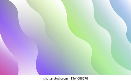Futuristic Background With Color Gradient Geometric Shape. For Design Flyer, Banner, Landing Page. Vector Illustration with Color Gradient