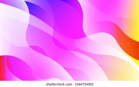 Futuristic Background With Color Gradient Geometric Shape. For Futuristic Ad, Booklets. Vector Illustration with Color Gradient