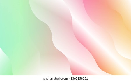 Futuristic Background With Color Gradient Geometric Shape. For Design Flyer, Banner, Landing Page. Vector Illustration with Color Gradient