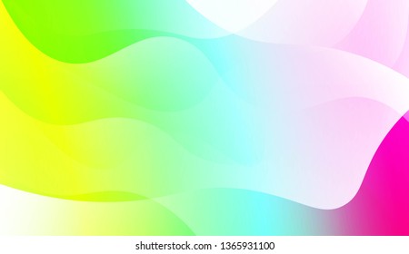 Futuristic Background With Color Gradient Geometric Shape. For Futuristic Ad, Booklets. Vector Illustration with Color Gradient