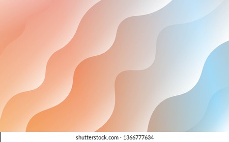 Futuristic Background With Color Gradient Geometric Shape. For Design Flyer, Banner, Landing Page. Vector Illustration with Color Gradient