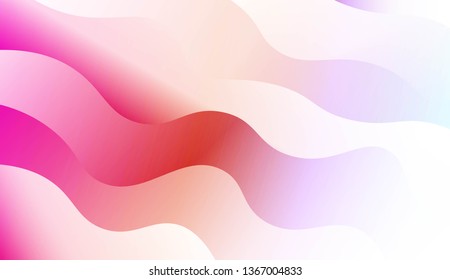 Futuristic Background With Color Gradient Geometric Shape. For Design Flyer, Banner, Landing Page. Vector Illustration with Color Gradient