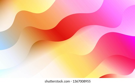 Futuristic Background With Color Gradient Geometric Shape. For Design Flyer, Banner, Landing Page. Vector Illustration with Color Gradient