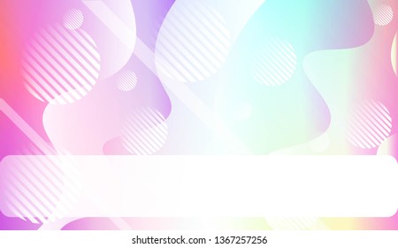 Futuristic Background With Color Gradient Geometric Shape for Your Design Landing Page, Ad, Banner, Cover Page. Vector Illustration with Color Gradient