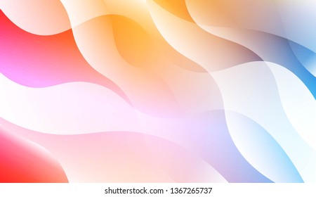 Futuristic Background With Color Gradient Geometric Shape. For Futuristic Ad, Booklets. Vector Illustration with Color Gradient
