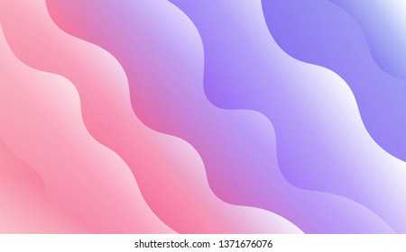 Futuristic Background With Color Gradient Geometric Shape. For Design Flyer, Banner, Landing Page. Vector Illustration with Color Gradient